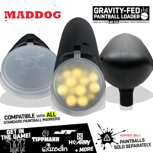 200 Round Gravity-Fed Paintball Hopper - Universal Compatibility