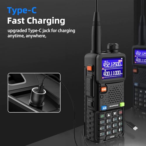 BAOFENG UV-5RM Ham Radio Handheld UV5R Black