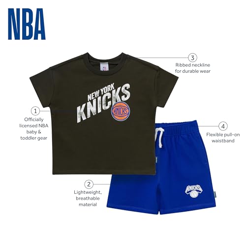 NBA Team T-Shirt & Shorts Set for Baby Boys - New York Knicks 5T