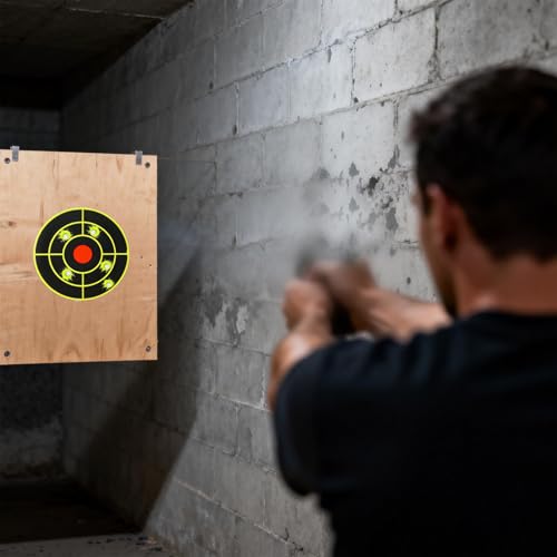 3 Inch Reactive Splatter Target Stickers - 200 Pcs Self-Adhesive