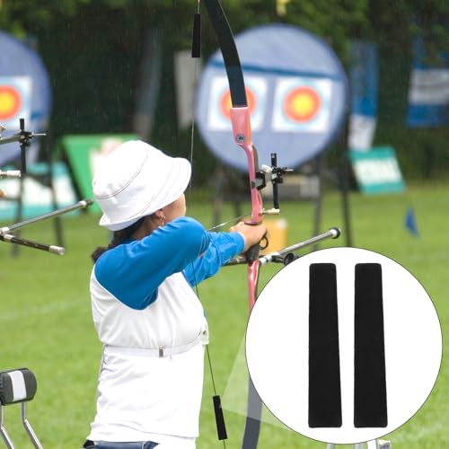 Archery Bow String Silencers - 4 Pack Self-Adhesive Faux Fur