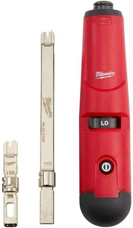 Milwaukee Punchdown Tool 48-22-2165 - Regular & Extended Blades for Precision Wiring