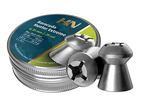 H&N Baracuda Hunter Extreme .25 Cal Pellets - 150 Count