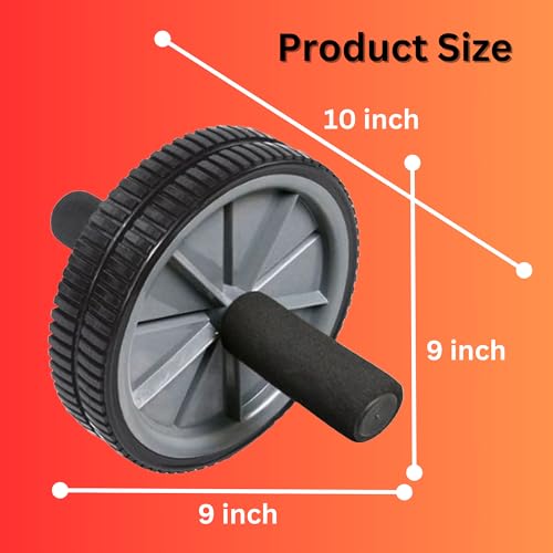 Dual Ab Wheel - Portable Core Trainer for Strength & Stability