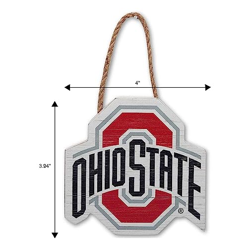 Ohio State University Logo Wood Wall Decor - Red/Gray