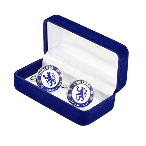 Chelsea FC Cufflinks - Official Players Blue Club Crest