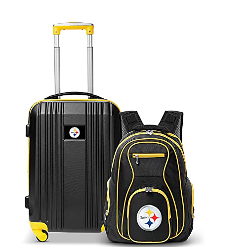 Pittsburgh Steelers 2-Piece Luggage Set - 21" Hardcase Spinner & 19" Backpack