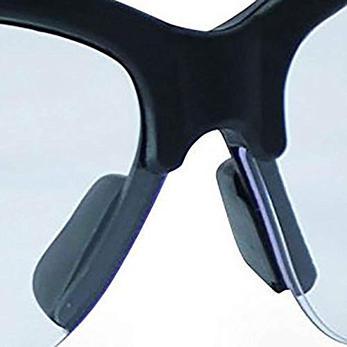 Safety Shooting Glasses with Adjustable Nose Piece - Clear
