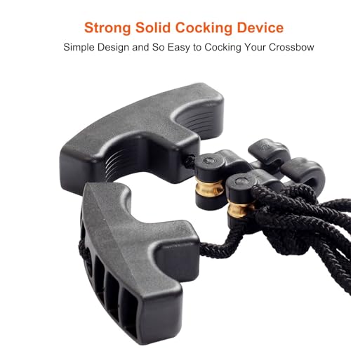 Crossbow Cocking Rope - 48 Inch T Handle Draw Assist Tool