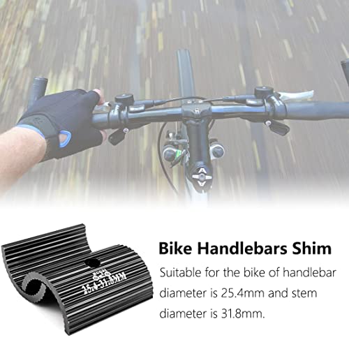 Bike Handlebar Shim Adapter 25.4-31.8mm - Black
