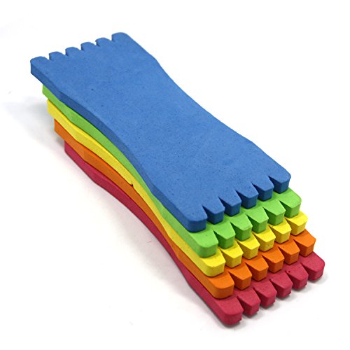 Fishing Leader Line Holder Foam Board - 14 x 6cm, Pack of 10 with Pins