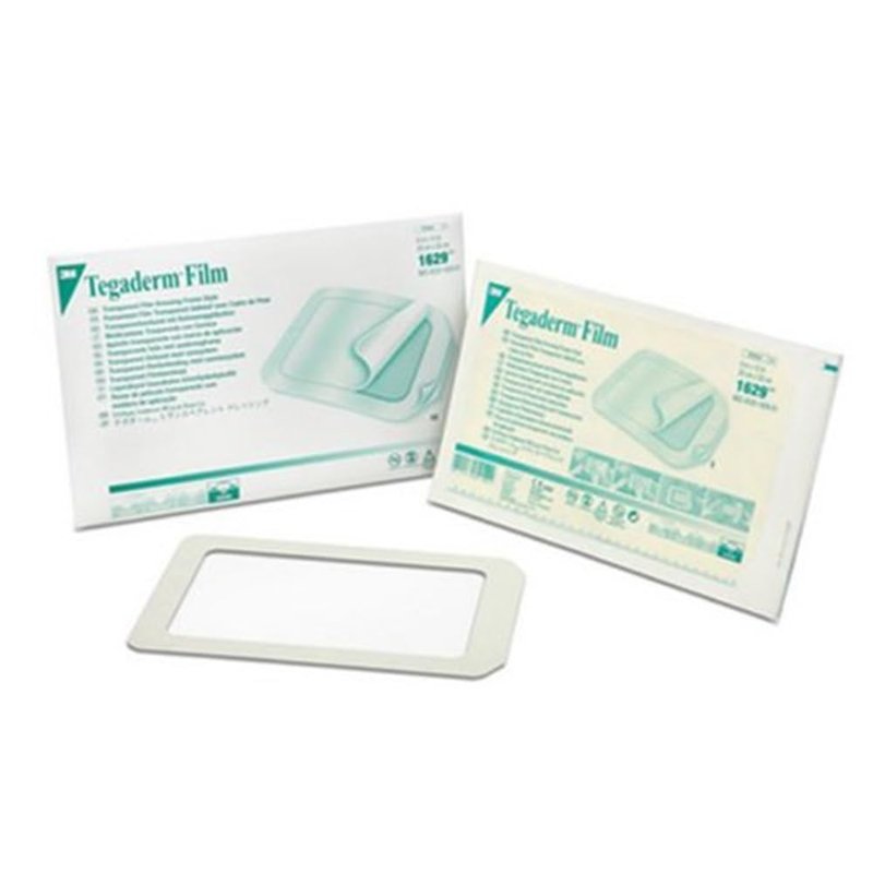 3M Tegaderm Transparent Dressing - 8" X 12" - First Aid Style - Box of 10 - Mmm1629_Bx