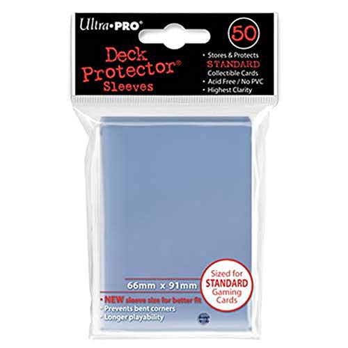 Deck Protectors - Solid Standard Size Clear - 50 Count