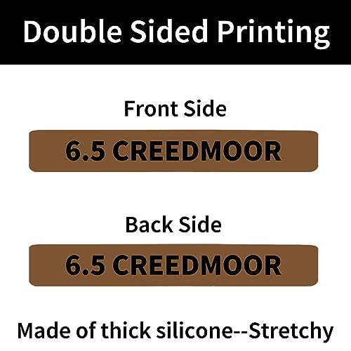 6.5 Creedmoor Magazine Marking Bands - 12 Pack Coyote Brown