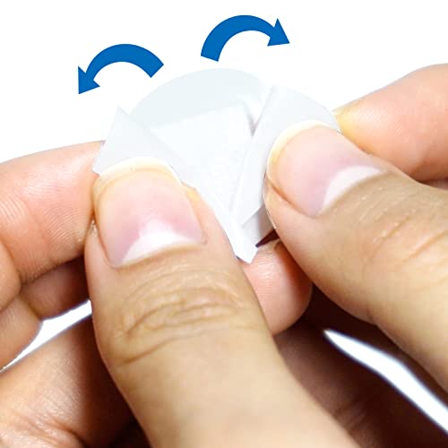 100pcs Clear Round Adhesive Bandages - 1 Inch Wound Care
