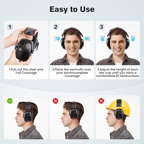 Link Dream Ear Protection Ear Muffs Noise Reduction SNR 35dB Hearing Protection Kids Adult Shooting Gun Range Mowing