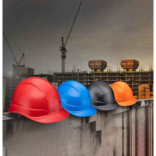 ACERPAL Cap Style Non-Vented Solid Color OSHA Hard Hat with 6-Point Suspension