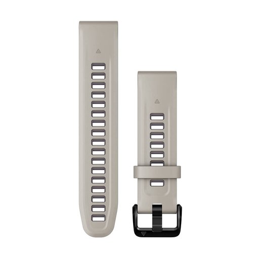 Garmin QuickFit 20 mm Watch Band - Light Sand/Deep Orchid Silicone Band
