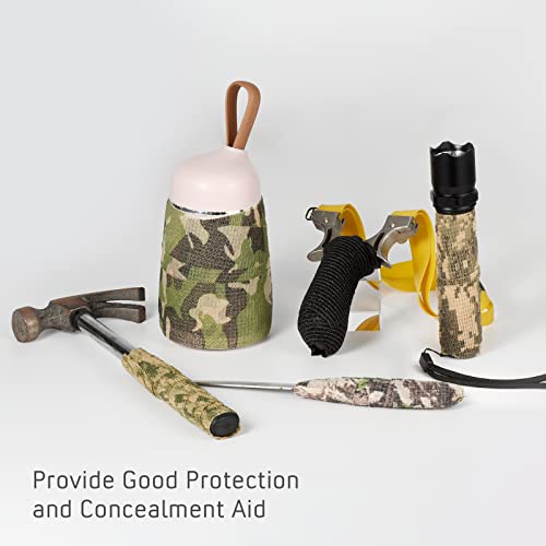 Sagafly Aged Wood Camo Self-Adhesive Camouflage Bandage Wrap - 12 Rolls, 2" x 5 Yards