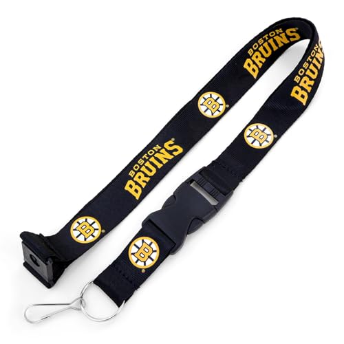 Aminco NHL Boston Bruins Team Lanyard Unisex Adult Keychain Accessory
