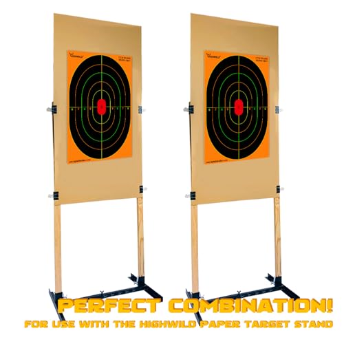 Bullseye Splatter Paper Targets - 25 Pack - 12x18 Inch