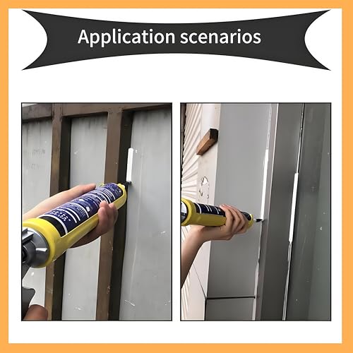 Caulk Finisher Kit Stainless Steel Caulking Nozzle Tips Reusable Caulking Nozzle Coating Caulking Tool Kit Replacement 14pc