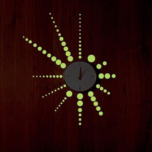 1 Sheet Glow in The Dark Wall Stickers,407 Pcs Removable Glow in Dark Dots Wall Decals,Adhesive Dots Luminous,Glow in The Dark Ceiling Stickers Decor,Realistic Starry Sky Wall Treatments and Supplies