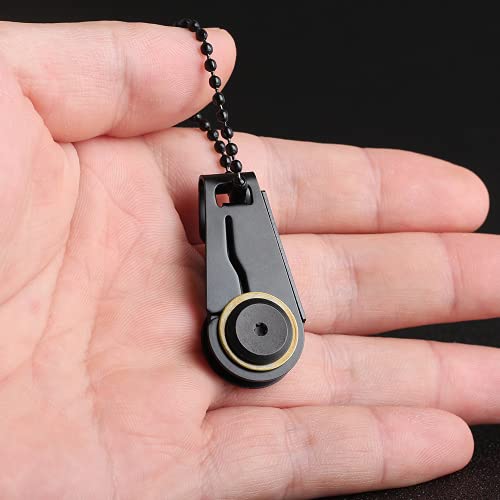 Mini Zipper Knife Set - Outdoor Survival EDC Gear with Keychain Attachment