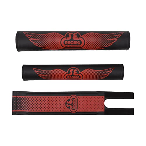 BMX Wing Pad Set with Top Tube & Stem Pads - Classic Style