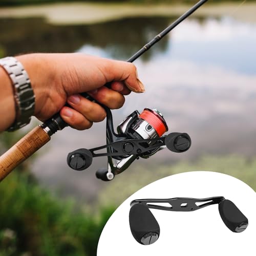 Mewutal Black Baitcasting Reel Handle Replacement Parts - Fishing Gear Accessory