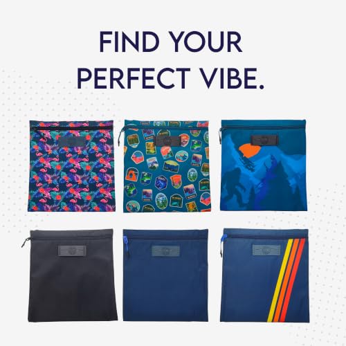 Sprints Water-Resistant Gym & Swim Bag for Sweaty Clothes - Flamingo