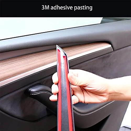 Tesla Model 3/Y Dashboard Door Panel Wrap Carbon Fiber Trim Accessories