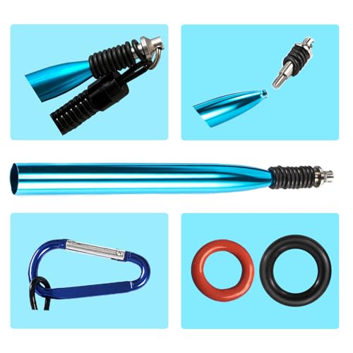 Wacky Rig Tool Kit with 160 O-Rings - Blue Fishing Rigging Tool