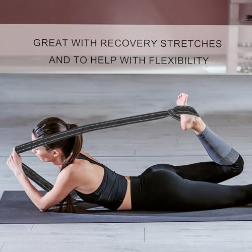 Yoga Mat Sling - Easy-Cinch Carrying Strap - Black