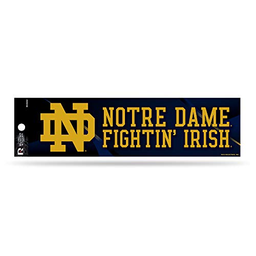 Notre Dame University Vinyl Bumper Sticker - Weather-Resistant Decal