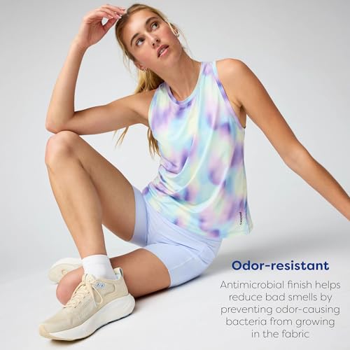 Brooks Dash Tank for Women UPF 20+ Stretch Running Tank Top – Large (Euphoryc Halogen)