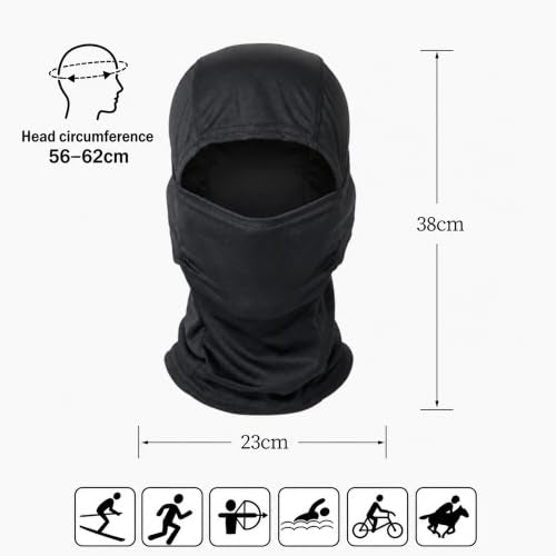 Balaclava Ski Mask for Men Women UV Protection Camo Face Cover - Standard / One Size / A20-5pc