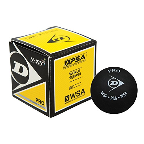 Pro XX Squash Ball - Black/Double Yellow Dot - 12 Balls