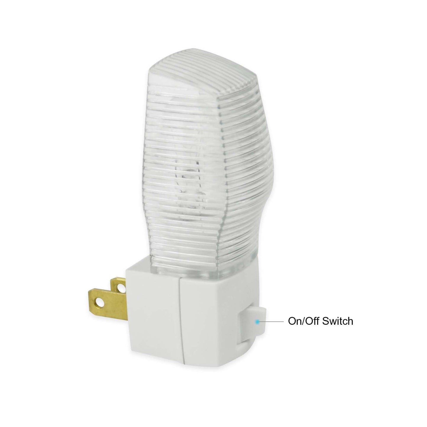 OSKOS 6 Pack, Plug in Night Light with Manual On/Off Switch, 7W Incandescent Bulb Included, ETL Listed.