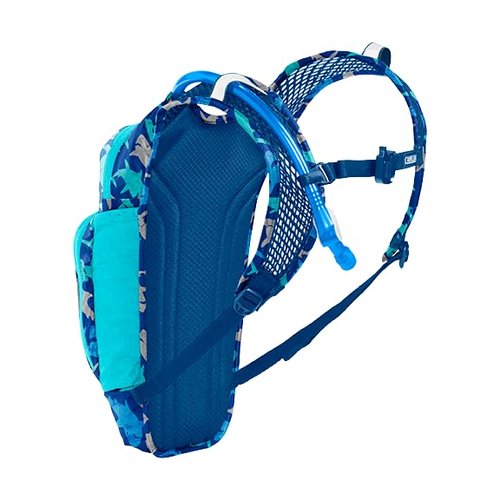 CamelBak Mini M.U.L.E. Kids Hydration Backpack for Hiking and Biking - 50oz, Sharks