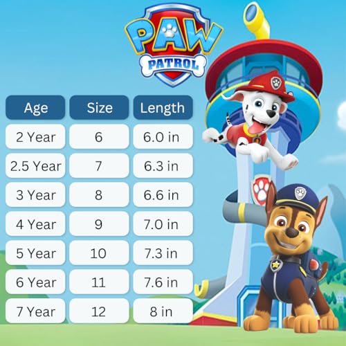Nick Paw Patrol Toddler Boys Light Up Athletic LED Shoes Navy Blue 7