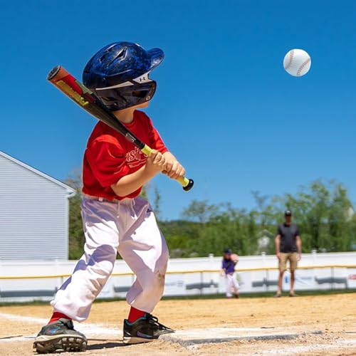 9 Inch Blank Practice Baseball - Standard Size & Weight - 1 Pack