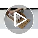 4-Pack Cardboard Sports Card Storage Boxes with Dividers - 3120 Count