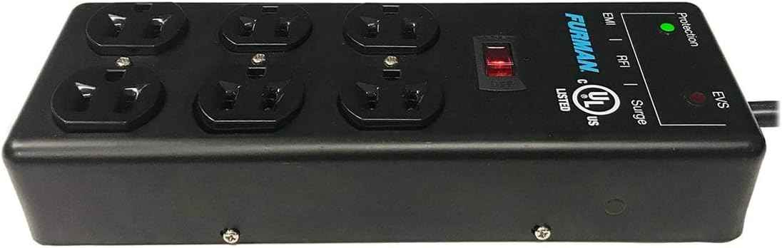 Furman SS-6B-PRO Surge Protector Power Strip with Extreme Voltage Protection