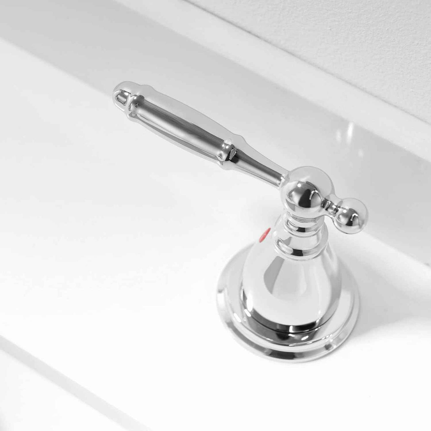 Oil Rubbed Bronze Widespread Bathroom Faucet Set with Valve & Drain - Phiestina WF017-4-ORB