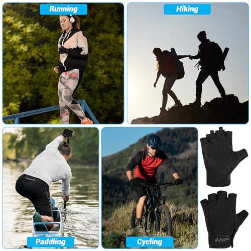Fingerless Fishing Gloves for Men & Women - Lightweight & Breathable