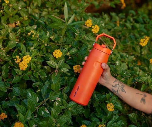 Stanley IceFlow Water Bottle 36 oz - Insulated Stainless Steel | Built-In Flip Straw | Lightweight & Leak Resistant | Twilight Color