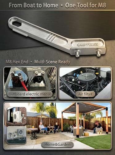 Marine-Grade 316 Stainless Steel Deck Fill Key Set - Silver
