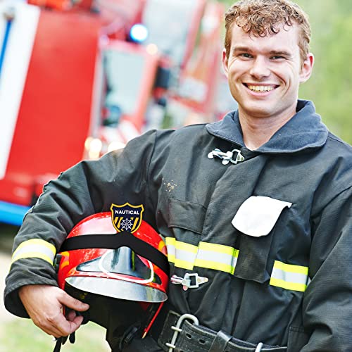 Heavy Duty Rubber Fire Helmet Straps - 3 Pack Universal Fit Safety Helmet Bands