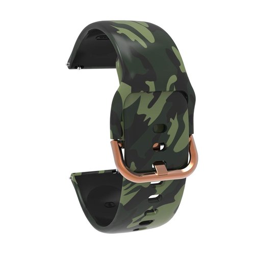 TenCloud Band Compatible with Cosmo JrTrack 5 /JrTrack5/4/3/2 SE/2 Kids Smartwatch Silicone Wristband Camouflage
